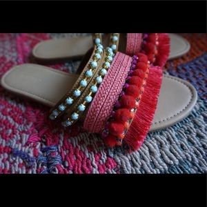 Forever 21 tasseled sandals